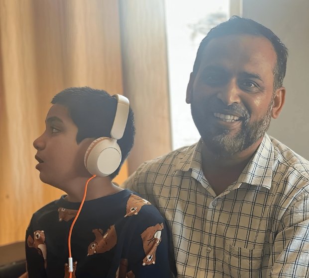 Participant receiving community-based support